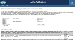 Desktop Screenshot of biblio.amma-international.org