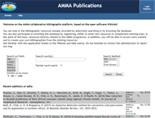 Tablet Screenshot of biblio.amma-international.org